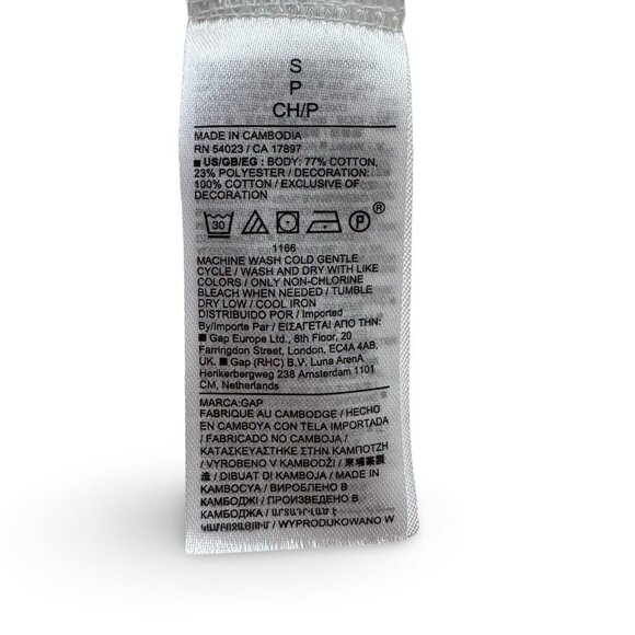 Gap Sweatshirt White Women’s Small - Picture 7 of 7